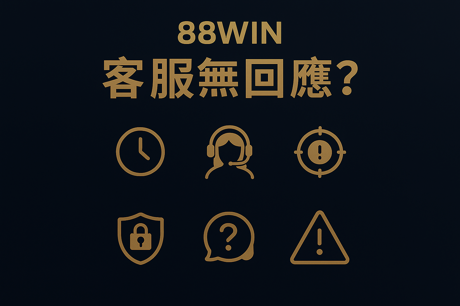 88WIN 客服無回應？完整解析官方客服制度、回應機制與正確求助流程