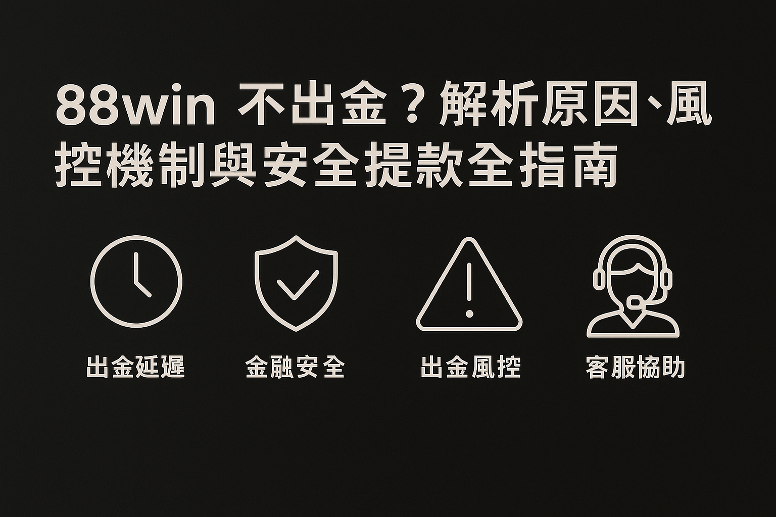 88win 出金安全驗證與金流防詐機制示意圖