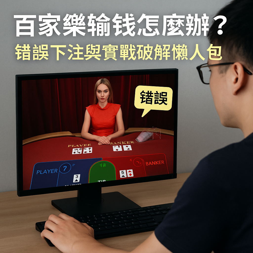 🎯【百家樂輸錢原因大揭密】從實戰操作破解常見錯誤 × 贏家心法一次到位！