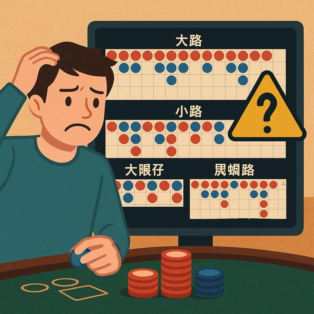 🎯【破解百家樂迷思】圖表陷阱 × 心態誤區 × 真實邏輯全解析