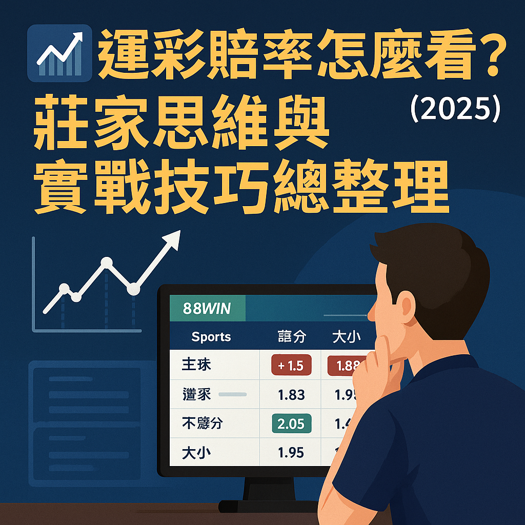 📈 運彩賠率怎麼看？88WIN 賠率變化圖解與實戰教學（2025）